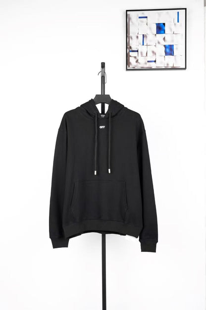 「#4214」offwhite dark pattern anchor arrow embroidered sweatshirt