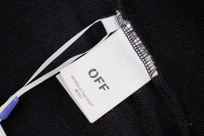 「#4214」offwhite dark pattern anchor arrow embroidered sweatshirt