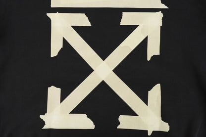 「#4215」offwhite yellow glue arrow hoodie