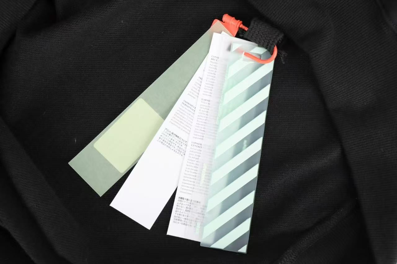 「#4215」offwhite yellow glue arrow hoodie