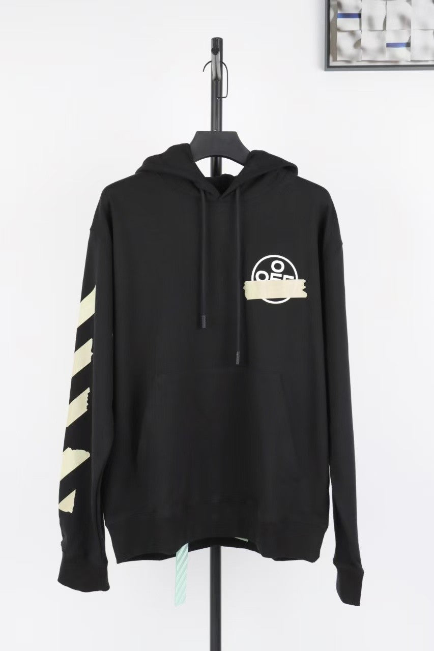 「#4215」offwhite yellow glue arrow hoodie