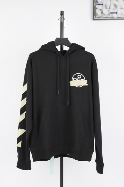 「#4215」offwhite yellow glue arrow hoodie