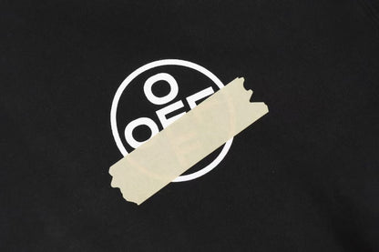 「#4215」offwhite yellow glue arrow hoodie
