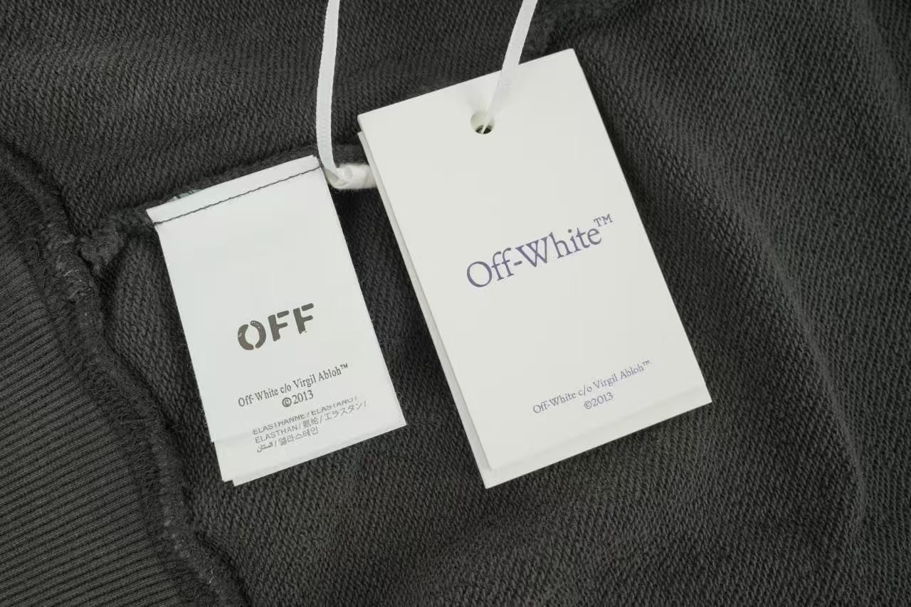 「#4217」offwhite hooded sweatshirt with psalm and Madonna print on chest
