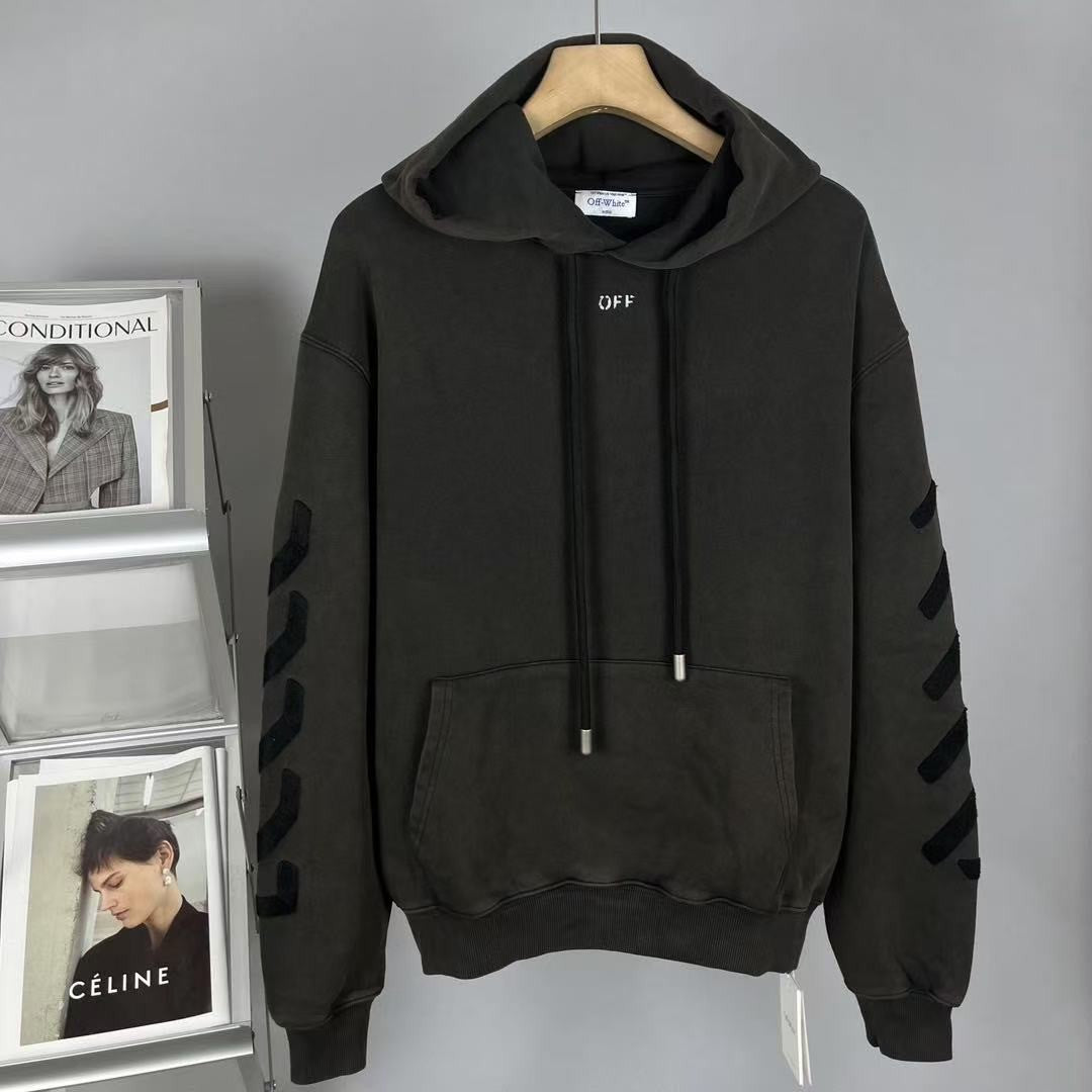 「#4218」offwhite washed old man religious hoodie