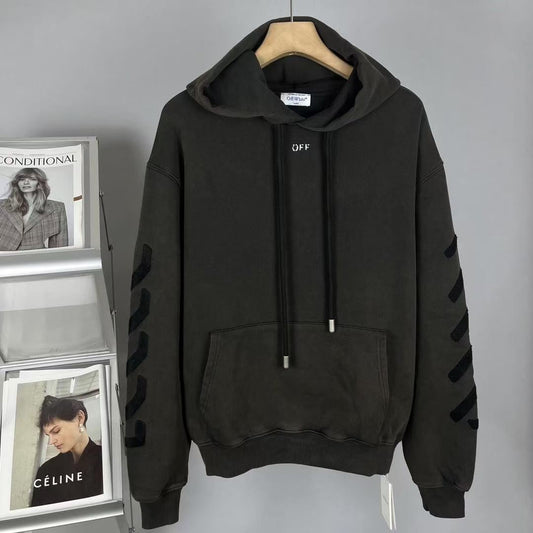 「#4218」offwhite washed old man religious hoodie