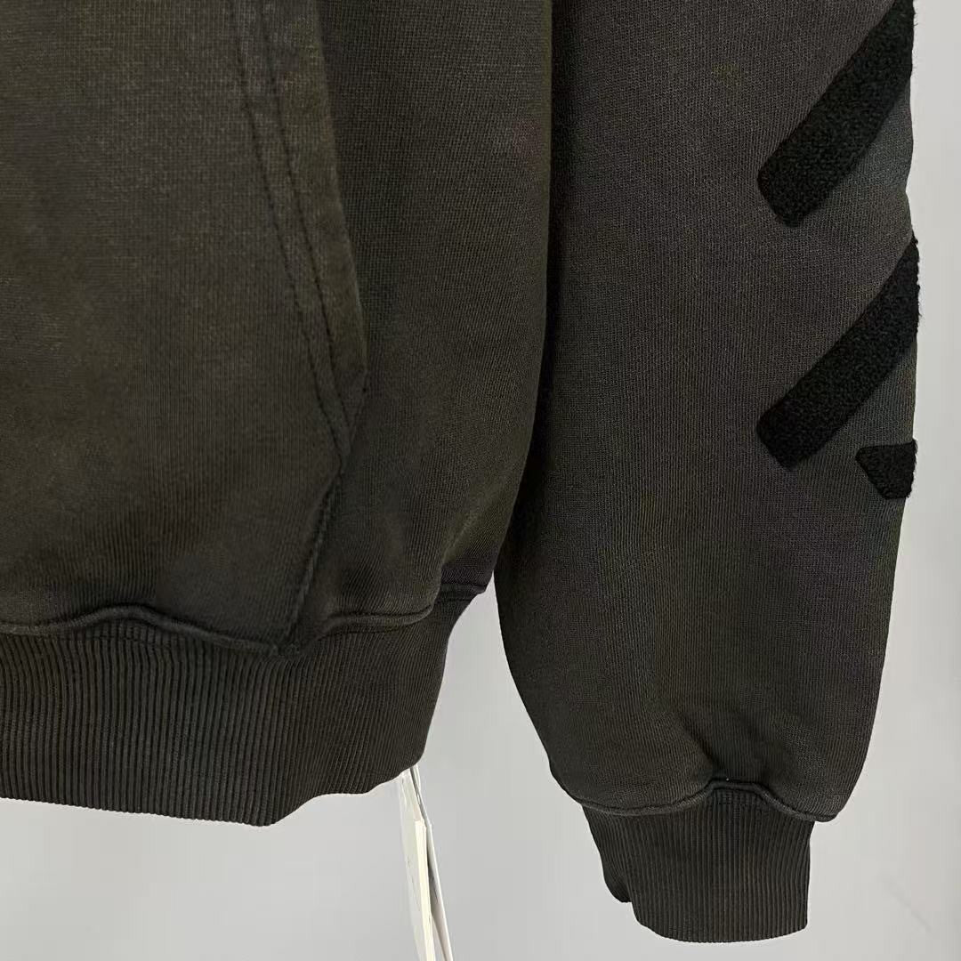 「#4218」offwhite washed old man religious hoodie
