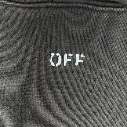 「#4218」offwhite washed old man religious hoodie