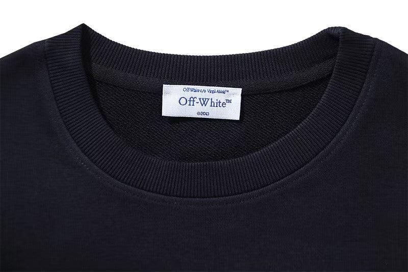 「#4220」offwhite gradient arrow print sweatshirt