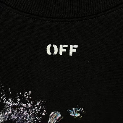 「#4221」offwhite fireworks crew neck sweatshirt