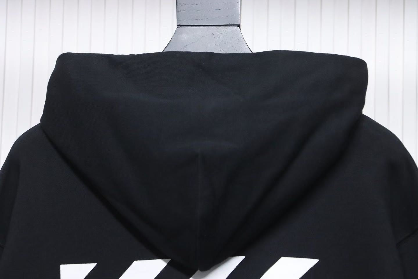 「#4223」offwhite number 23 hooded sweatshirt slash letter hoodie