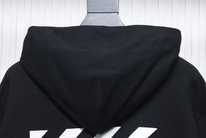 「#4223」offwhite number 23 hooded sweatshirt slash letter hoodie