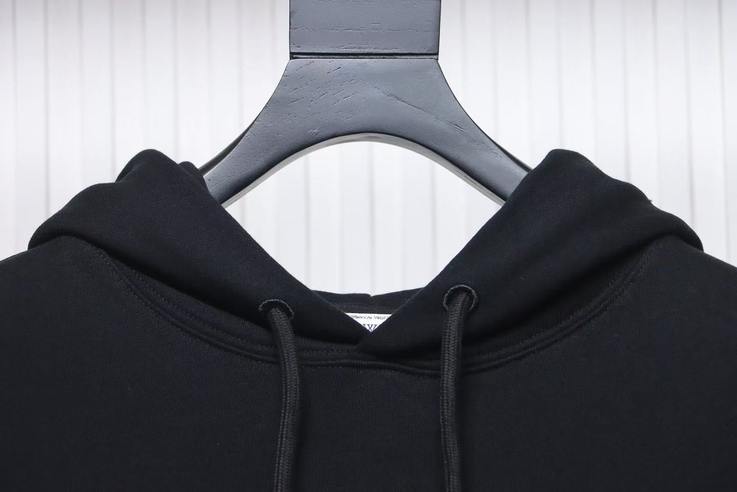 「#4223」offwhite number 23 hooded sweatshirt slash letter hoodie