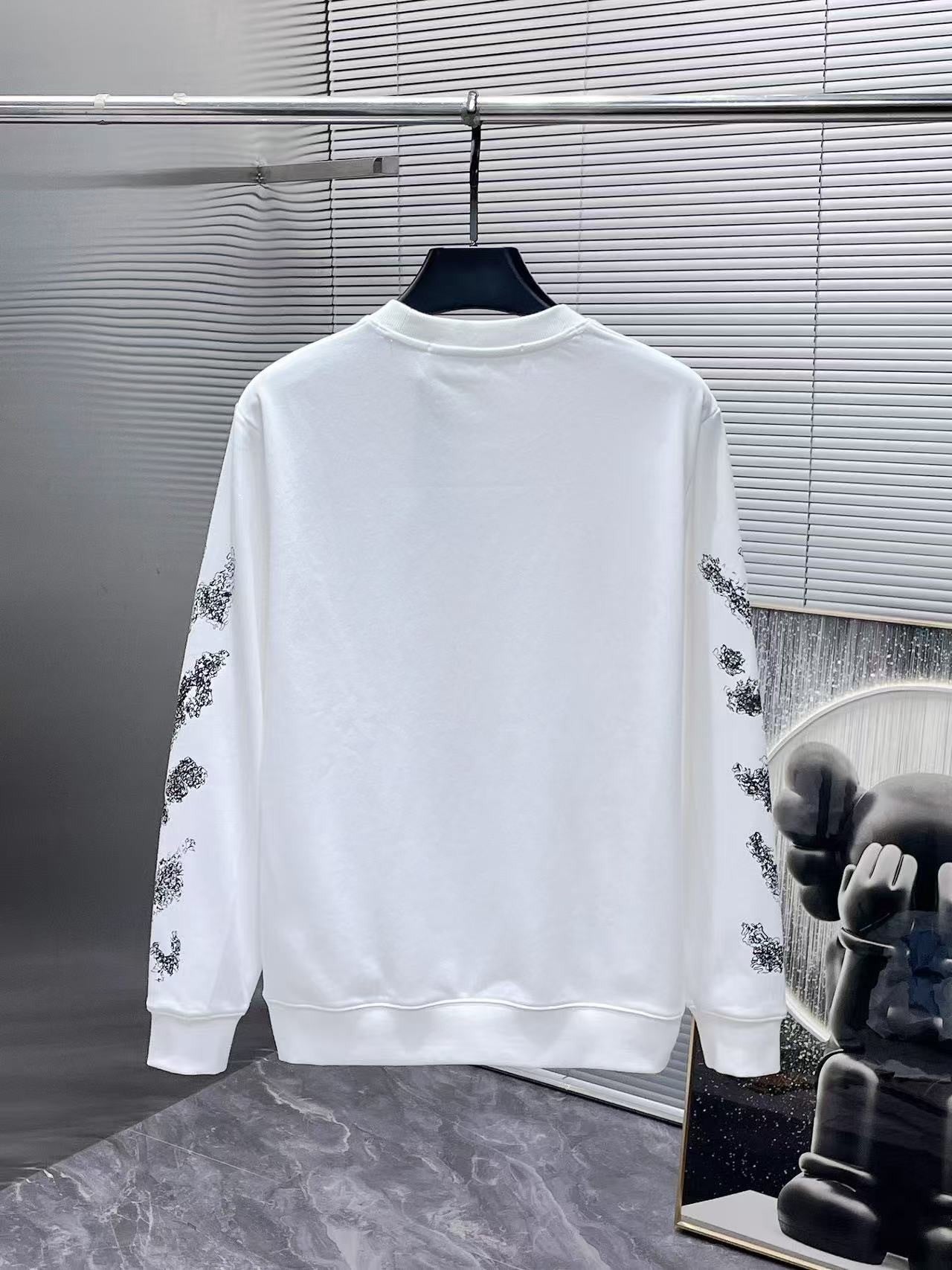 「#4225」offwhite24 autumn and winter new letter logo round neck sweatshirt