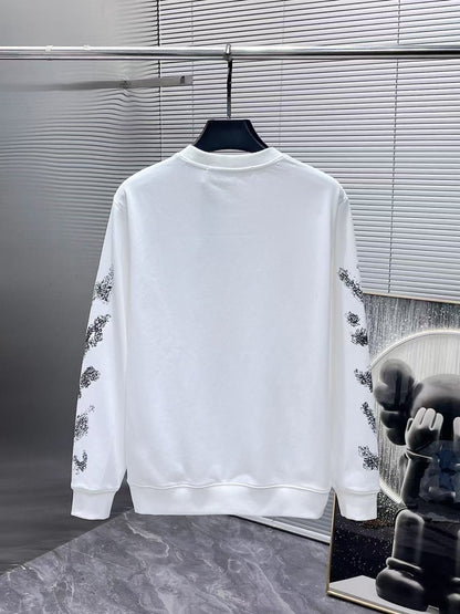 「#4225」offwhite24 autumn and winter new letter logo round neck sweatshirt