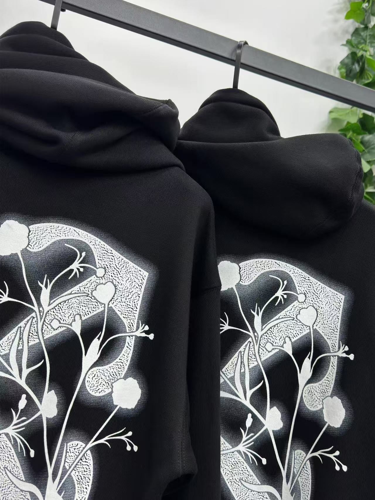 「#4227」offwhite24 autumn and winter tulip arrow hooded sweatshirt