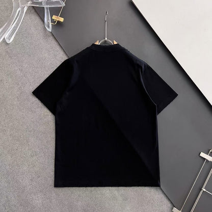 「#4235」Louis Vuitton logo print crew neck T-shirt