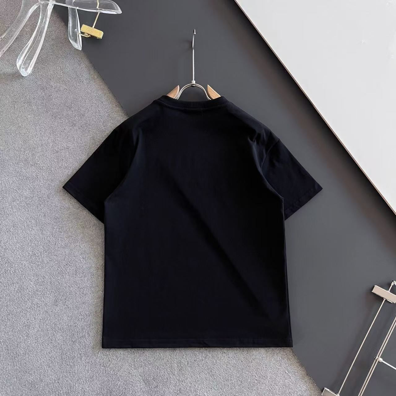 「#4244」Dior Spring/Summer White Two-Hand Direct Ink Jewelry Printed T-shirt