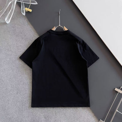 「#4244」Dior Spring/Summer White Two-Hand Direct Ink Jewelry Printed T-shirt