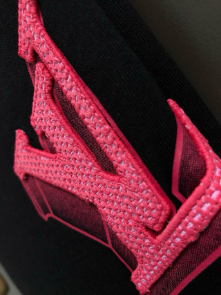 「#4241」Louis Vuitton Spring/Summer Red Three-Dimensional Applique Embroidery Fusion Back Panel Hot Air Ball