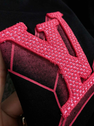 「#4241」Louis Vuitton Spring/Summer Red Three-Dimensional Applique Embroidery Fusion Back Panel Hot Air Ball
