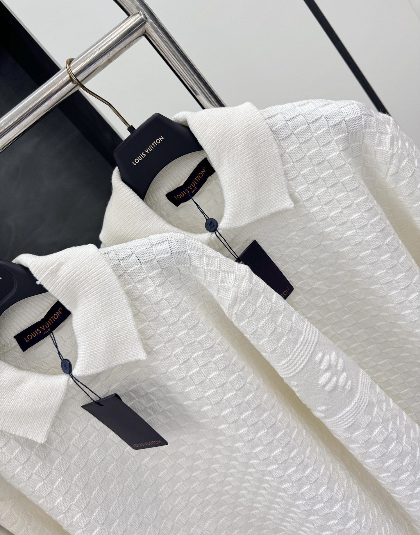 「#4261」Louis Vuitton 2023FW Checkerboard Embossed Sweater