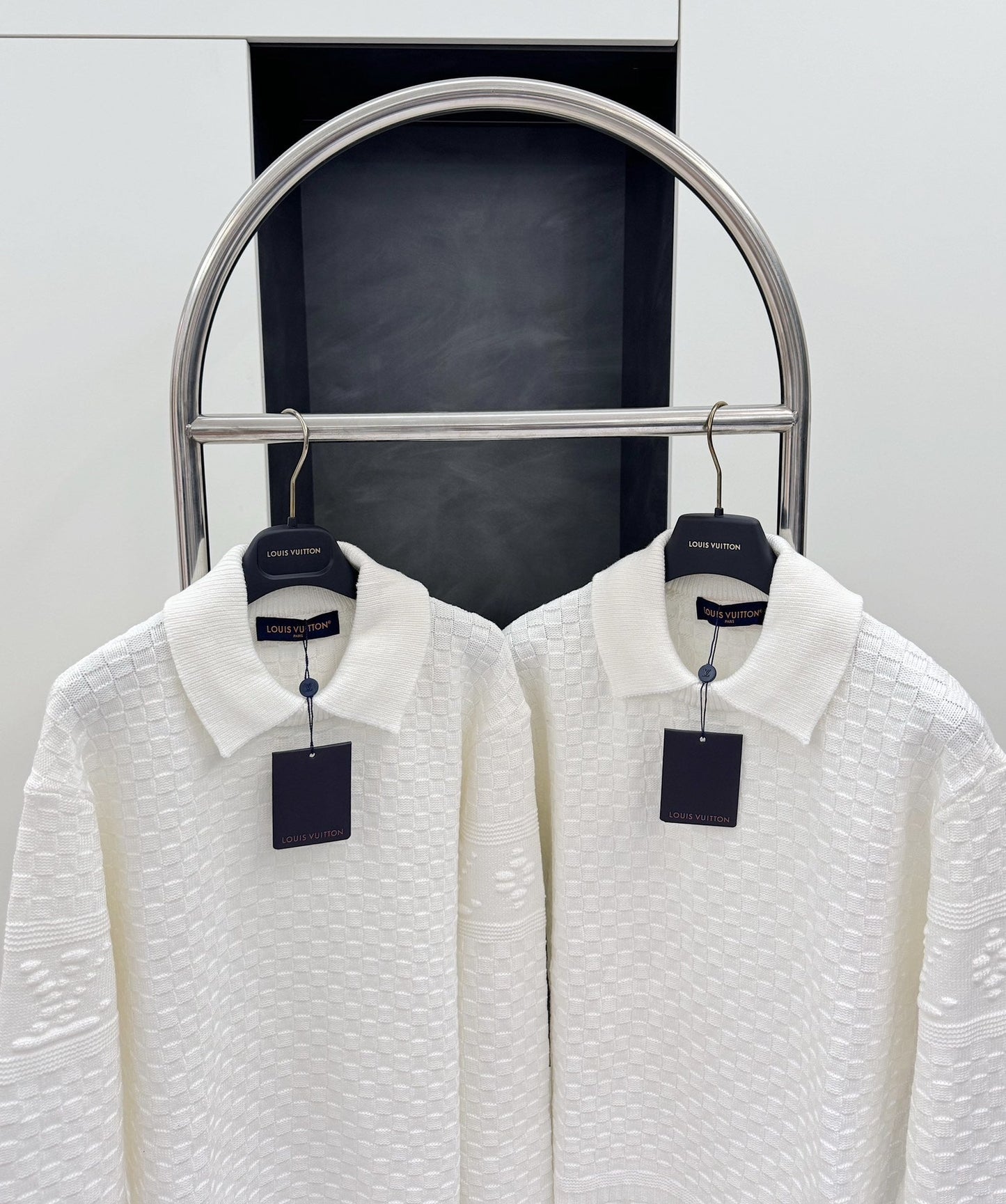 「#4261」Louis Vuitton 2023FW Checkerboard Embossed Sweater