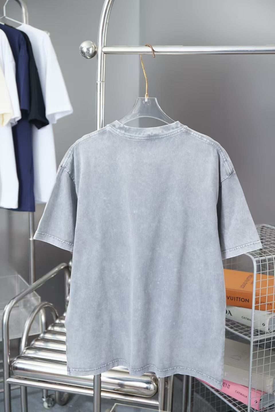 「#4269」Balenciaga SpringSummer New Flame Hot Diamond T-shirt
