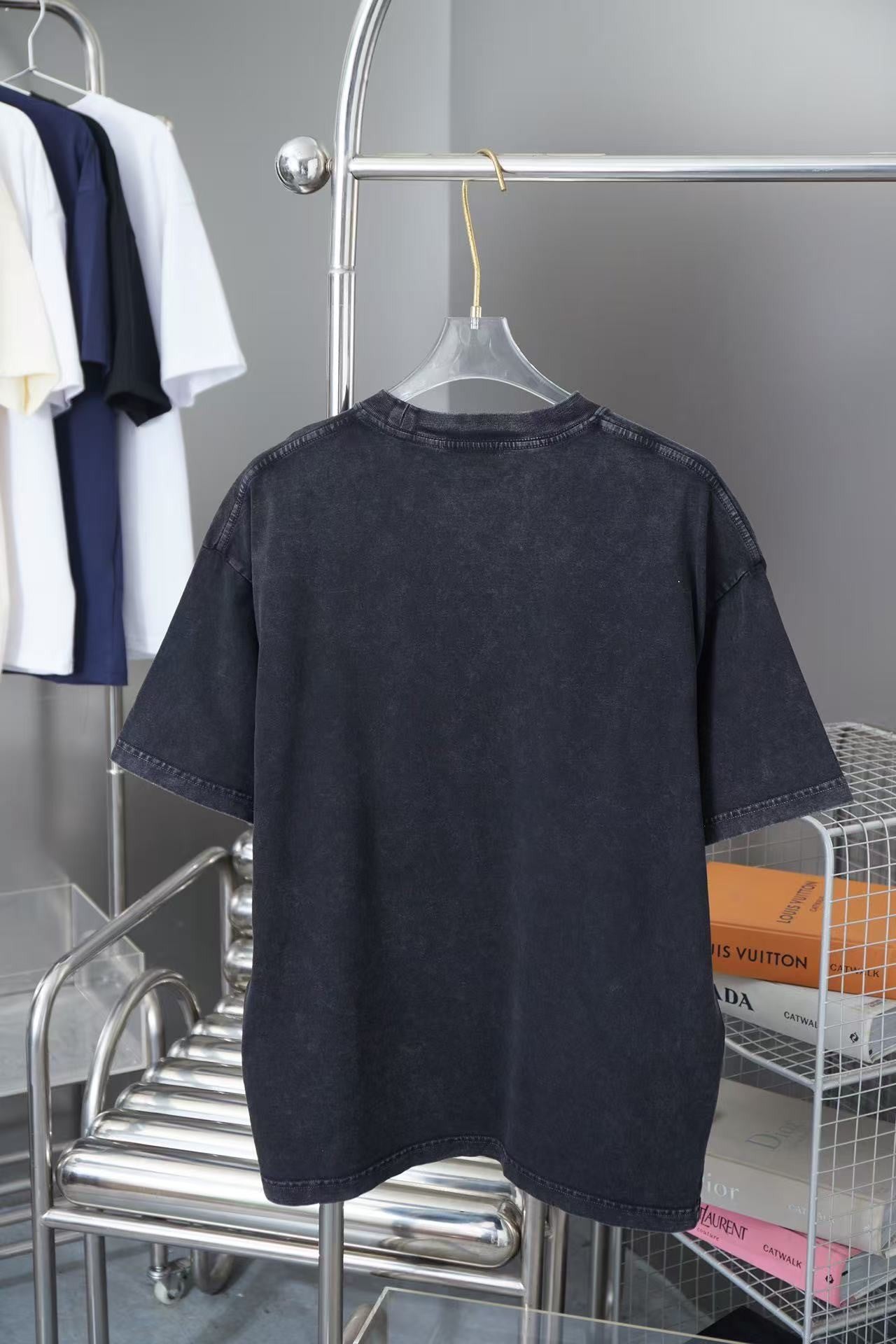 「#4269」Balenciaga SpringSummer New Flame Hot Diamond T-shirt