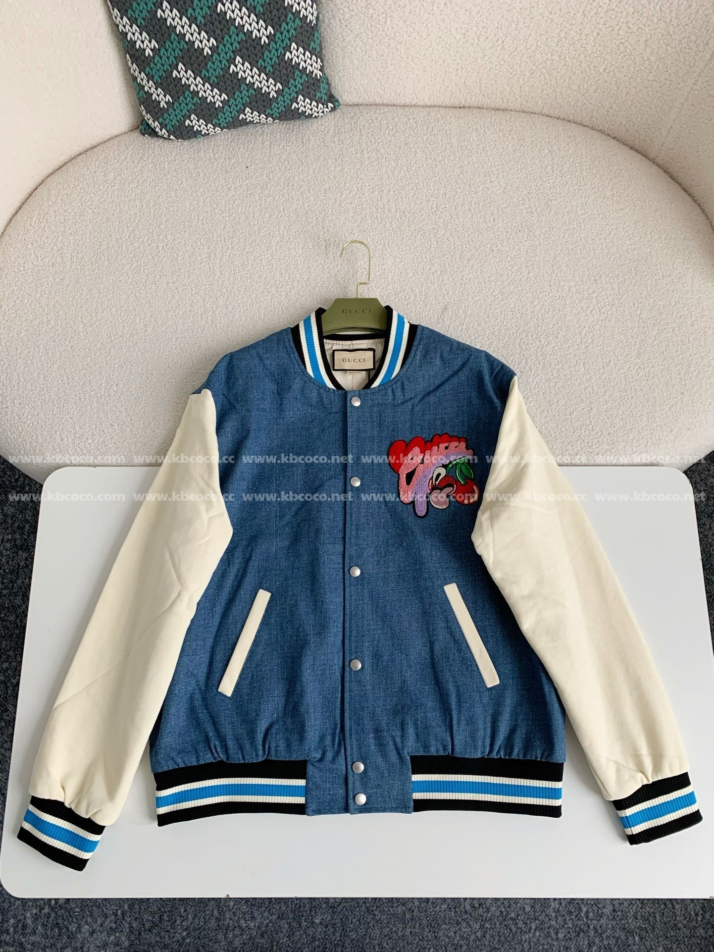 「#4286」GUCCI FW23 Color-blocked Baseball Uniform