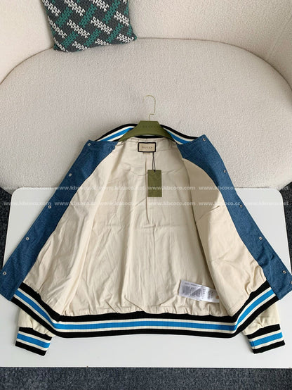 「#4286」GUCCI FW23 Color-blocked Baseball Uniform