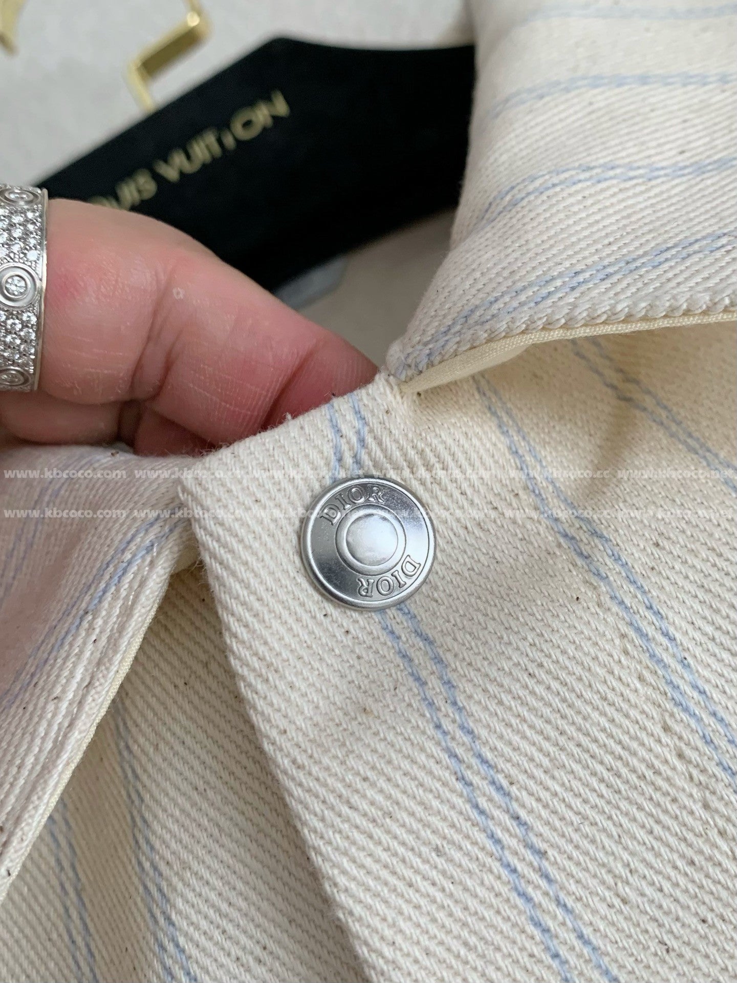 「#4552」Dior ss25 Summer Series Striped Shirt Jacket