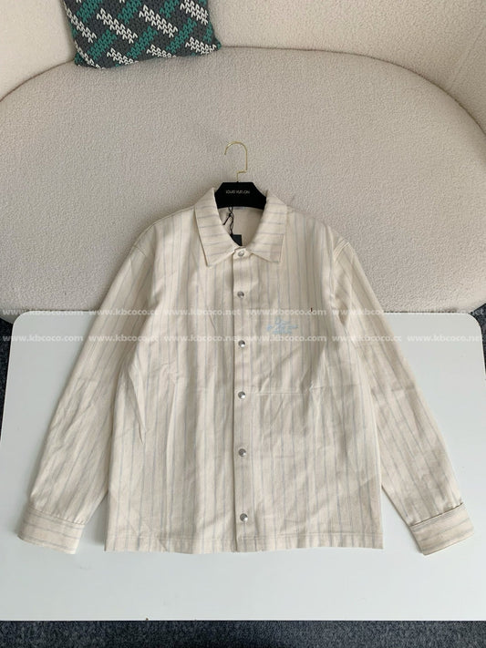 「#4552」Dior ss25 Summer Series Striped Shirt Jacket