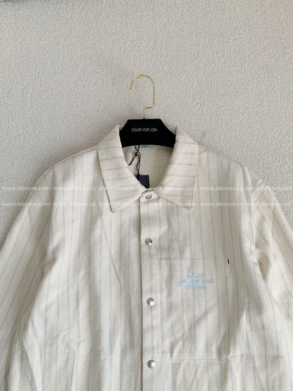 「#4552」Dior ss25 Summer Series Striped Shirt Jacket