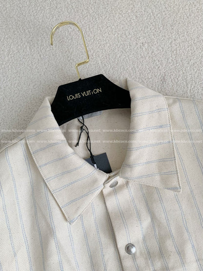 「#4552」Dior ss25 Summer Series Striped Shirt Jacket