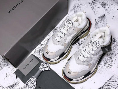 Triple S Sneaker White Black Red