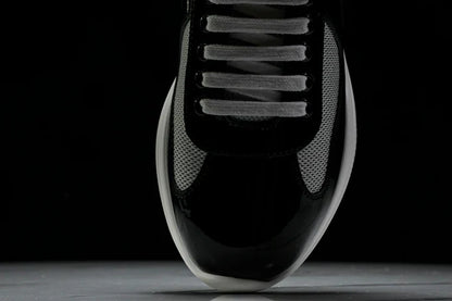 Prada America's Cup Sneaker 'Black Silver White' v1