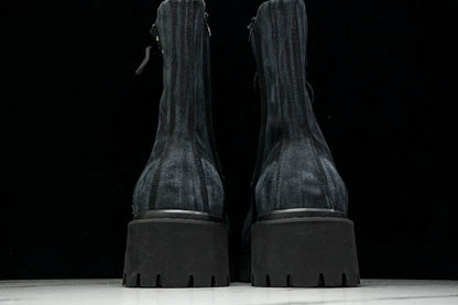 Вalenciaga Stomper Bootie 'Black Canvas'