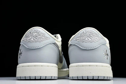 Travis Scott AJ1 Retro Low x Chrome Hearts (Custom)
