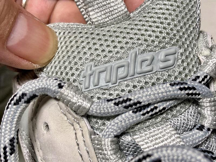 Triple S Sneaker "Pearl Grey Clear Sole"