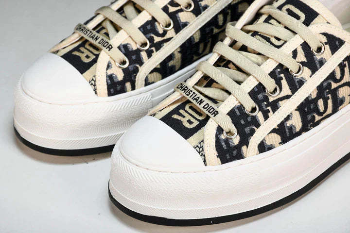 D1or Walk'N'D1or Platform Sneaker 'Oblique Dark Blue'