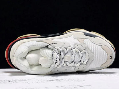 Triple S Sneaker White Black Red