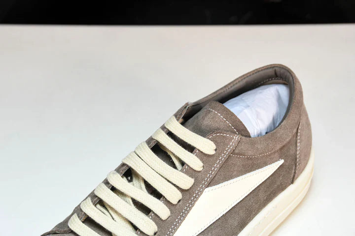 Rick Owens Vintage Sneaks Suede 'Dark Dust'