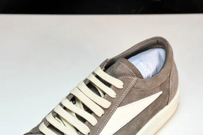 Rick Owens Vintage Sneaks Suede 'Dark Dust'
