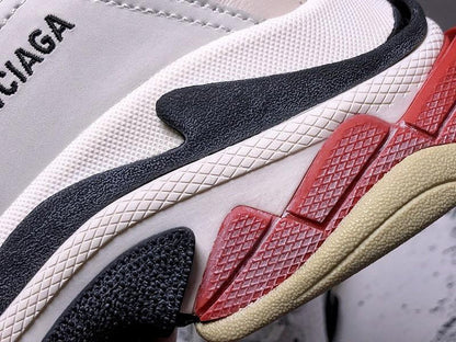 Triple S Sneaker White Black Red