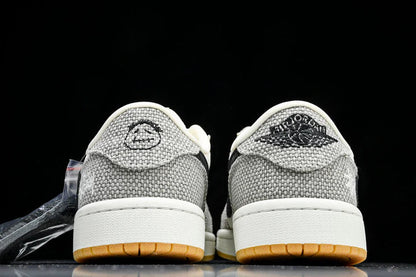 Travis Scott AJ1 Low x Stussy 'Tweed' (Custom)