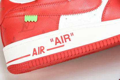 Louis Vuittоп x AF1 by Virgil Abloh 'Red White'