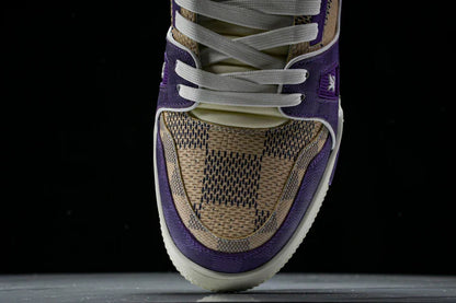 Louis Vuittоп Trainer Low 'Damier Purple'