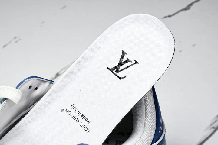Louis Vuittоп Trainer Low 'Double Denim Monogram Blue'
