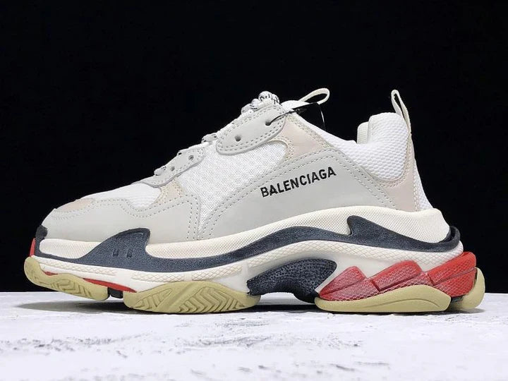 Triple S Sneaker White Black Red